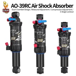 DNM AO39RC Air Shock Absorber 165/190/ 200mm With Damping Adjustment 3-stage Locking Double Chamber MTB Bicycle Shock Absorber