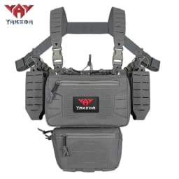 YAKEDA Outdoor Equipment Hunting Chest Hanging with Multiple Miscellaneous Bags, Strong Quantitative Design
