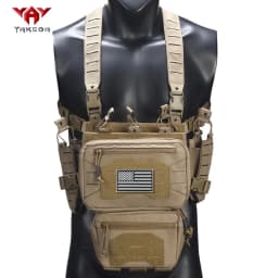 YAKEDA Outdoor Equipment Hunting Chest Hanging with Multiple Miscellaneous Bags, Strong Quantitative Design