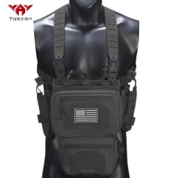 YAKEDA Outdoor Equipment Hunting Chest Hanging with Multiple Miscellaneous Bags, Strong Quantitative Design