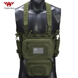 YAKEDA Outdoor Equipment Hunting Chest Hanging with Multiple Miscellaneous Bags, Strong Quantitative Design