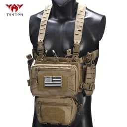 YAKEDA Outdoor Equipment Hunting Chest Hanging with Multiple Miscellaneous Bags, Strong Quantitative Design