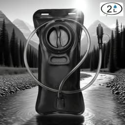 Hydration Bag 2 Liters Foldable Bottle One Click Quick Release Water Bag YYSD02