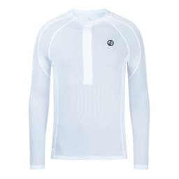 YKYWBIKE Men's Cycling Shirt Casual Road Bike Training Jersey Long Sleeve Partial Zipper Breathable MTB Shirt