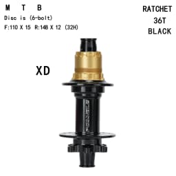 MTB Rear Hub 32H 36T Alloy Boost148mm XD HG MS Freewheel 6 Colors Lightweight Mountain Bike Bicycle Cycling Parts Back Wheel Hub