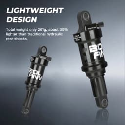 BOLANY MTB Rear Shock Damping Air Shock 165/190/210/230mm Air Adjustable Rear Suspension for Downhill Full Suspension Bicycle