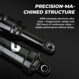 BOLANY MTB Rear Shock Damping Air Shock 165/190/210/230mm Air Adjustable Rear Suspension for Downhill Full Suspension Bicycle