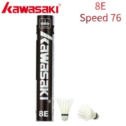 Professional Goose Feather Badminton Shuttlecocks Kawasaki 8E / 10E for Training High Stability Indoor Sports Badminton Ball