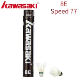 Professional Goose Feather Badminton Shuttlecocks Kawasaki 8E / 10E for Training High Stability Indoor Sports Badminton Ball