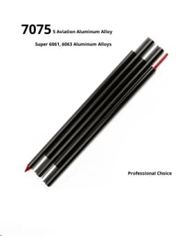 Telescopic Tent Poles Set of 2 Universal Adjustable Aluminium Camping Awning Poles Sun Sail Shelter Rods Tarp Tent Accessories