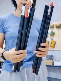 Telescopic Tent Poles Set of 2 Universal Adjustable Aluminium Camping Awning Poles Sun Sail Shelter Rods Tarp Tent Accessories