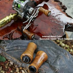 Aioushi Handmade Solid Wood Fishing Wheel Handle Precision Made Quality Assurance