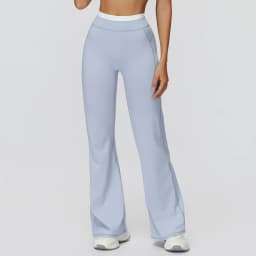 Gym Fitness Bell-Bottoms Yoga Pants Sports Flared Leggings Breathable Latin Dance Pants Female Casual Sports Pants Trousers