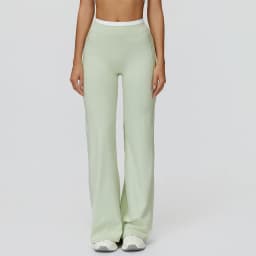 Gym Fitness Bell-Bottoms Yoga Pants Sports Flared Leggings Breathable Latin Dance Pants Female Casual Sports Pants Trousers