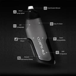 AhyKa Aerodynamic Water Bottle Set 600ml Big Capacity Food Grade PP5 Bottle With Ultralight Carbon Bottle Cage Bike Accessories