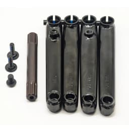 BMX Freestyle Bike 8T Crankset - 8T*19mm Crank with MID/EURO/Spanish/American BB Kit