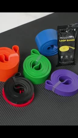 Unisex Fitness Band Pull Up Elastic Rubber Bands Resistance Loop Energy Set Home Gym Workout Expander Strengthen Trainning