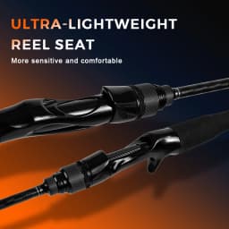 Mifine MICROBITE TRAVEL Spinning Casting Rods 40+46T Carbon Fiber Lure Weight 1-8g/1.5-10g 2.1M/2.2M Fast Portable Fishing Pole