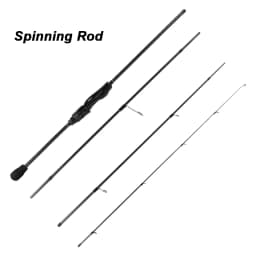 Mifine MICROBITE TRAVEL Spinning Casting Rods 40+46T Carbon Fiber Lure Weight 1-8g/1.5-10g 2.1M/2.2M Fast Portable Fishing Pole