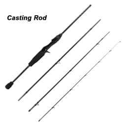 Mifine MICROBITE TRAVEL Spinning Casting Rods 40+46T Carbon Fiber Lure Weight 1-8g/1.5-10g 2.1M/2.2M Fast Portable Fishing Pole