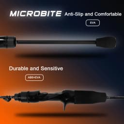 Mifine MICROBITE TRAVEL Spinning Casting Rods 40+46T Carbon Fiber Lure Weight 1-8g/1.5-10g 2.1M/2.2M Fast Portable Fishing Pole