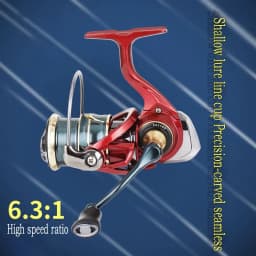 Mavllos SA Trout Spinning Reel 10KG Drag Speed Ratio 6.3:1 2500 3500 Size Smooth Shallow Spool Saltwater Bass Fishing Reel
