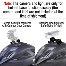 PJT Insect Screen Bicycle Helmet MTB Road Cycling Helmet Multifunctional Base Bracket For Sports Cameras/Headlights Bike Helmet