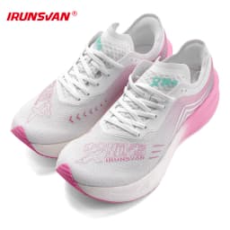 IRUNSVAN Marathon Racing Carbon Plate Men's Running Shoes Ultra Light Shock Absorption Training Women's Sports Shoes