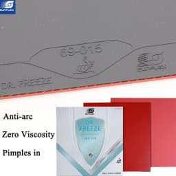 SUNFLEX DR.FREEZE Anti-arc Table Tennis Rubber Pimples in Non-sticky Germany Ping Pong Rubber with 1.25mm Sponge ITTF Approved