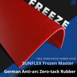 SUNFLEX DR.FREEZE Anti-arc Table Tennis Rubber Pimples in Non-sticky Germany Ping Pong Rubber with 1.25mm Sponge ITTF Approved