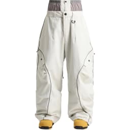 Gsou Snow 2025 Unisex Ski Pants Waterproof Windproof Cargo Snowboard Trousers with Reflective Details All-Mountain Winter Sports
