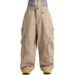 Gsou Snow 2025 Unisex Ski Pants Waterproof Windproof Cargo Snowboard Trousers with Reflective Details All-Mountain Winter Sports