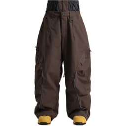 Gsou Snow 2025 Unisex Ski Pants Waterproof Windproof Cargo Snowboard Trousers with Reflective Details All-Mountain Winter Sports