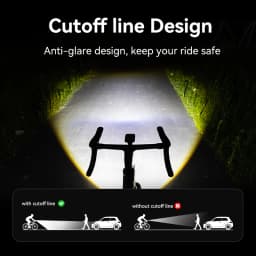 XOSS Noctera-1.0 Bike Headlight Cutoff Line 1000 Lm Waterproof Rechargeable Ultra Bright Bicycle Front Lamp MTB Flashlight