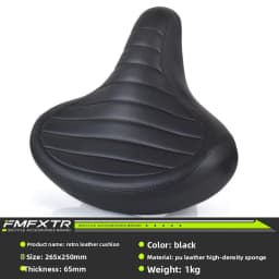 Mountain bike seat cushion, folding electric bike saddle, super large, super soft shock-absorbing seat cushion waterproof saddle
