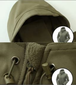 Sharkskin Soft-shell Tactical Jackets Camo Jacket Fleece Hooded Coat Manufacturers Trainning Hunting Clothes Outdoor Jacket