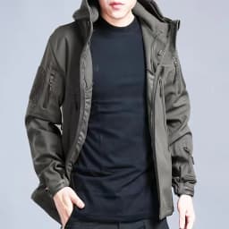 Sharkskin Soft-shell Tactical Jackets Camo Jacket Fleece Hooded Coat Manufacturers Trainning Hunting Clothes Outdoor Jacket