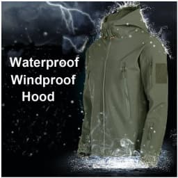 Sharkskin Soft-shell Tactical Jackets Camo Jacket Fleece Hooded Coat Manufacturers Trainning Hunting Clothes Outdoor Jacket