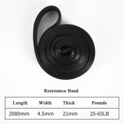 Heavy Duty Resistance Band Set Latex Elastic Bands for Pilates Workout Fitness Pull up Assist Training Body Shape Exercise