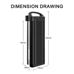 48V 52V 20Ah 30Ah Foldable New Haiba Lithium Battery for Fiido T1 L2 L3 Engwe X5 Electric Bike Battery 500W 1000W 1500W Motor