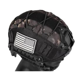 FAST Tactical Protective Helmet Adjustable Tactical Helmet with Battery Pouch & Cover for Airsoft, Cosplay, Military Gear