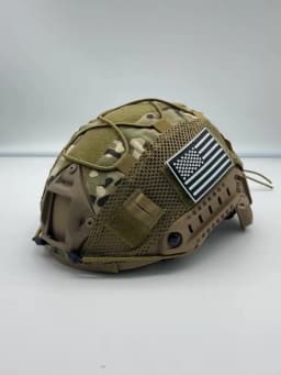 FAST Tactical Protective Helmet Adjustable Tactical Helmet with Battery Pouch & Cover for Airsoft, Cosplay, Military Gear