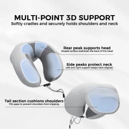Naturehike Inflatable Neck Pillow Travel U-shaped Airplane Sleeping Pillow Outdoor Travel Portable Neck Protection Pillow