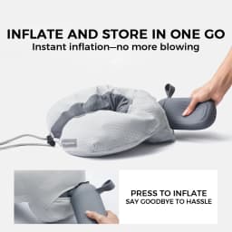 Naturehike Inflatable Neck Pillow Travel U-shaped Airplane Sleeping Pillow Outdoor Travel Portable Neck Protection Pillow