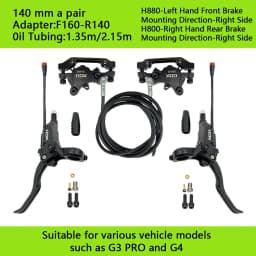 XOD Electric Scooter Brake H800/H880 Multiple Models Hydraulic Disc Brake For KUKirin G2 Master G2 MAX G3 Pro G4 G5 Accessory