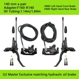 XOD Electric Scooter Brake H800/H880 Multiple Models Hydraulic Disc Brake For KUKirin G2 Master G2 MAX G3 Pro G4 G5 Accessory