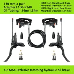 XOD Electric Scooter Brake H800/H880 Multiple Models Hydraulic Disc Brake For KUKirin G2 Master G2 MAX G3 Pro G4 G5 Accessory