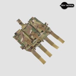PEW TACTICAL Elastic Triple Mag Pouch 556 Magazine Front Panel Hunting Placard Hook And Loop SPC JPC Plate Carrier Airsoft FP19