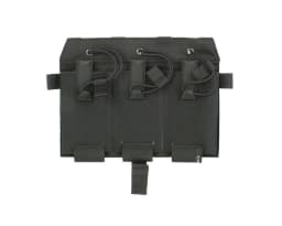 PEW TACTICAL Elastic Triple Mag Pouch 556 Magazine Front Panel Hunting Placard Hook And Loop SPC JPC Plate Carrier Airsoft FP19