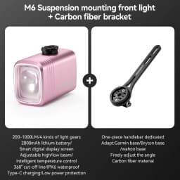 ROCKBROS 1000LM Bicycle Front Hanging Light Bike Headlight Cut-off Line Intelligent Power Display Screen High Brightness Light